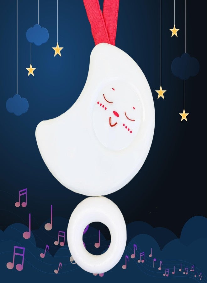 ToyMagic Moon Shaped Hanging Cot Rattle for Infants Melodious Sound Rattle Toys for 0-3 Months Newborn Toys,Baby Toys 0-6 Months,Infant Toys 0 3 6 12 Monthswhite - Image 1